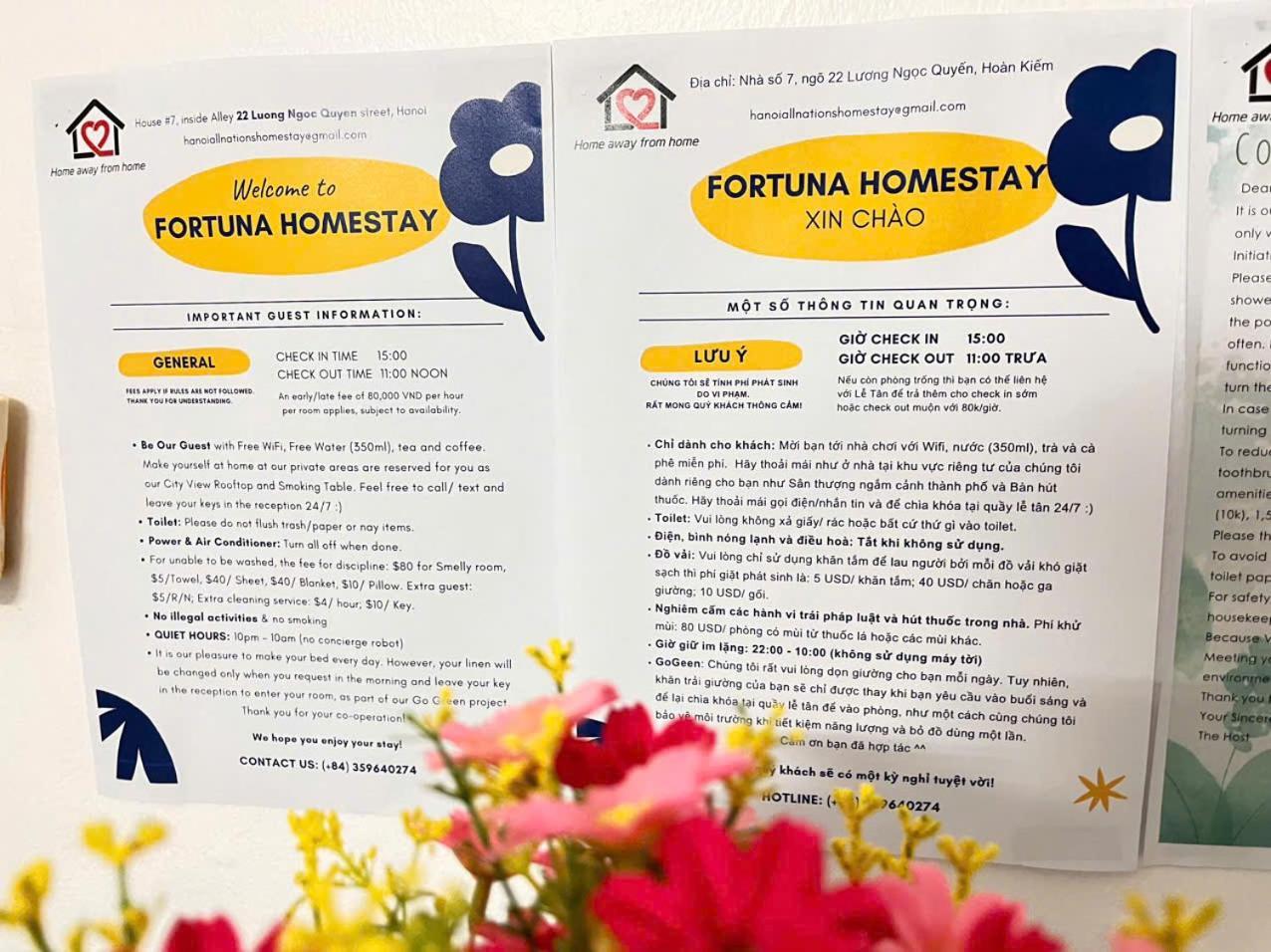 Fortuna Homestay ハノイ市 エクステリア 写真